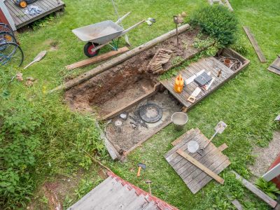 Excavation for Septic Tank Replacement